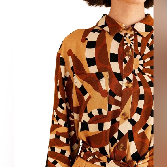 FARM RIO MIXED BANANA JUMPSUIT $230 - Picture 3 of 8